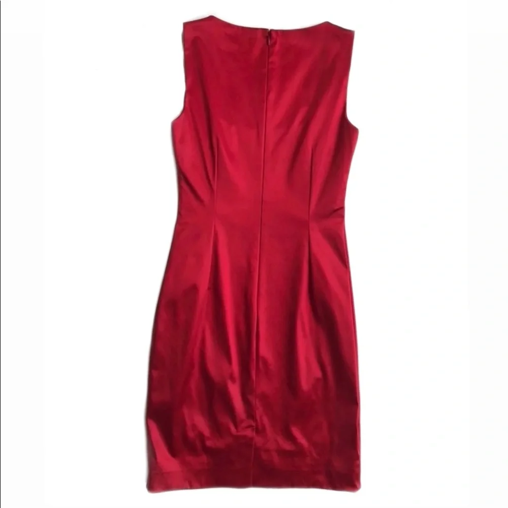 Dolce and Gabbana Red Satin Dress - Picture 4 of 5